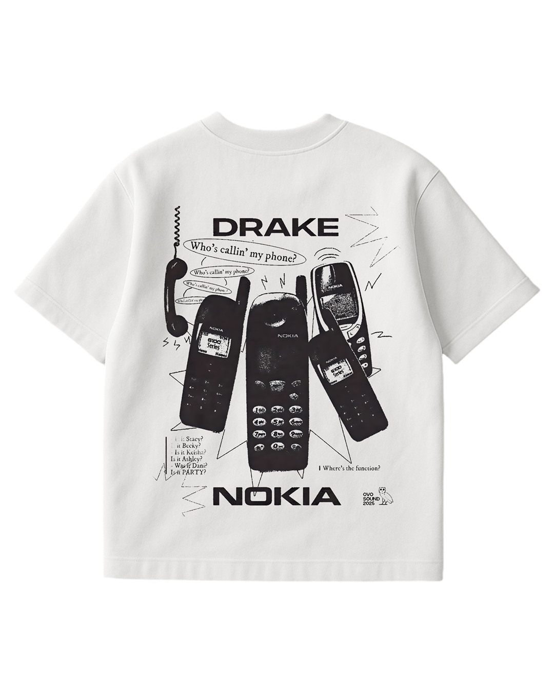 drake oversized tee